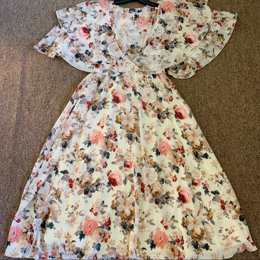 Women’s Fashion Floral Print Dress